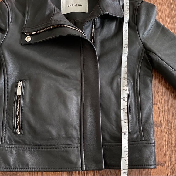 Aritzia Babaton Jagger Leather Moto Jacket - Picture 12 of 16